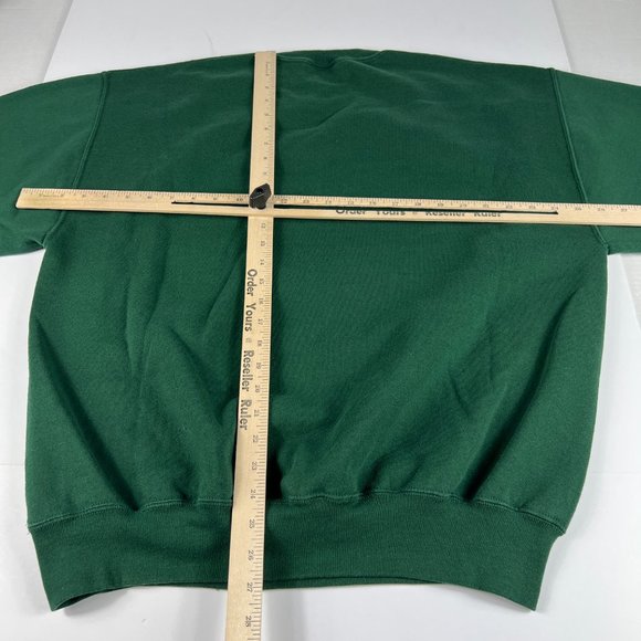 VTG 90s Super Bowl XXXII Green Bay Packers Sweatshirt Extra Large Green Crewneck - Picture 10 of 13